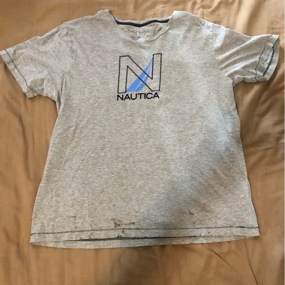 Vintage single stitch Nautica Tee | Size L